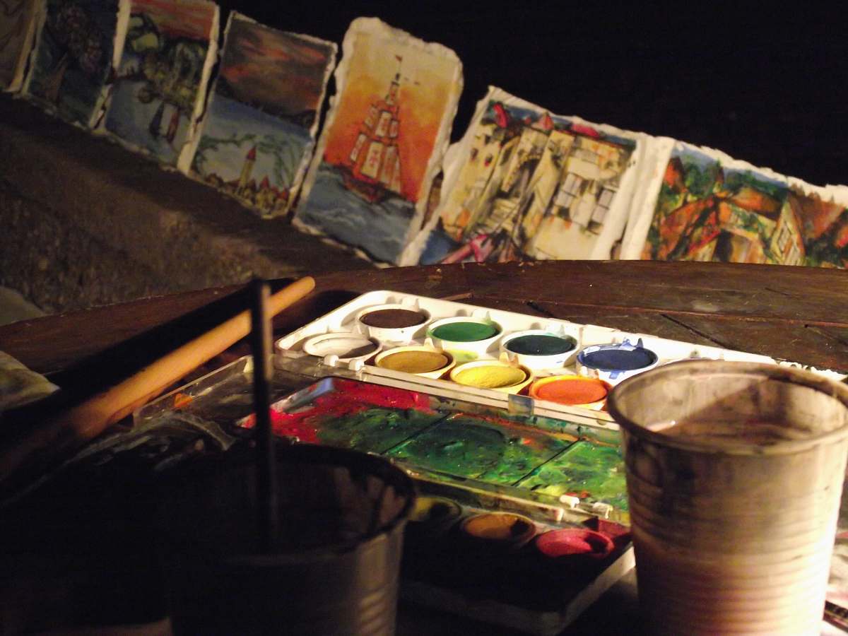 ny multicolored painting palette usa